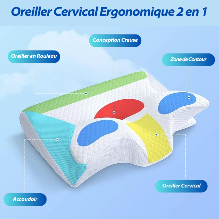 Oreiller Cervical Ergonomique